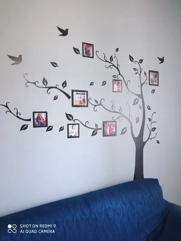 Black 3D DIY Photo Tree Wall Sticker Family Wall Decals Mural Art Home Decor photo review