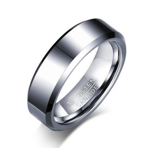 Black Tungsten Spinner Ring Spinning Wedding Band