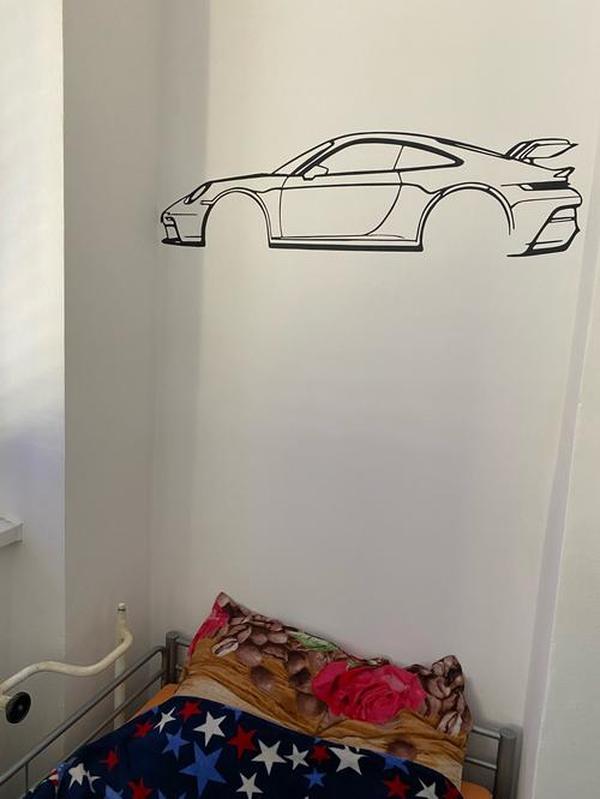 Car Silhouette Wall Sticker - Sports Cars Vinyl Art for Home Decor photo review