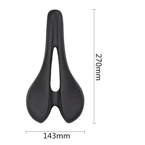 Carbon Fiber Bike Seat with Nylon Fiber Cushion for Light Bicycle