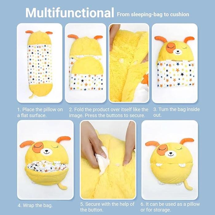 Cartoon Animal Sleeping Bag for Kids