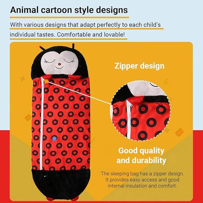 Cartoon Animal Sleeping Bag for Kids