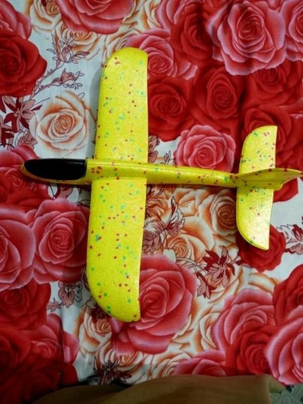 Catapult Plane Toy, Foam Airplane Launcher For Kids Gift Present photo review