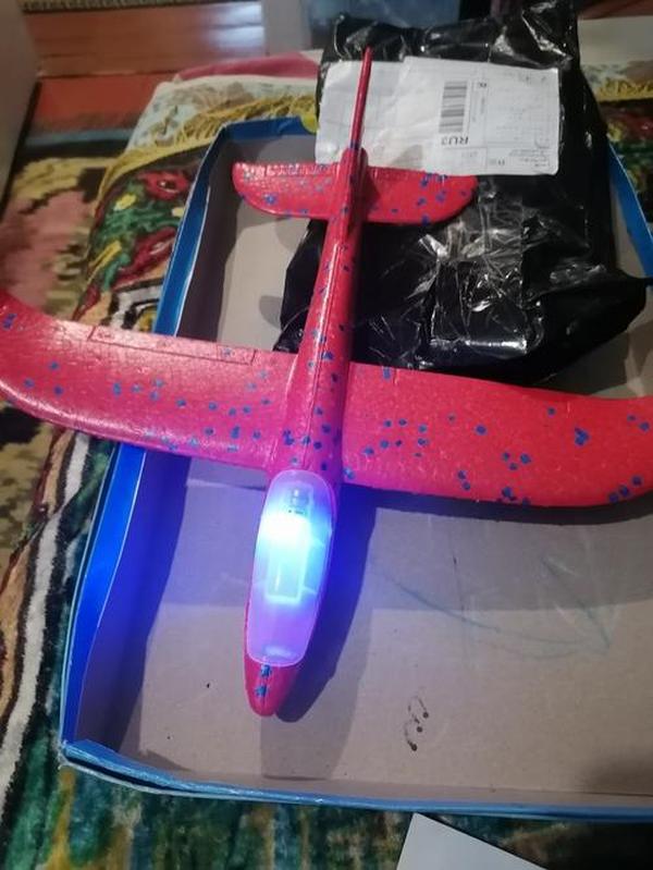 Catapult Plane Toy, Foam Airplane Launcher For Kids Gift Present photo review