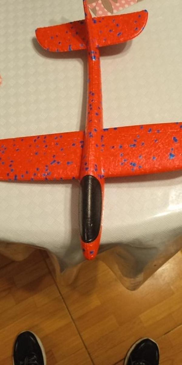 Catapult Plane Toy, Foam Airplane Launcher For Kids Gift Present photo review