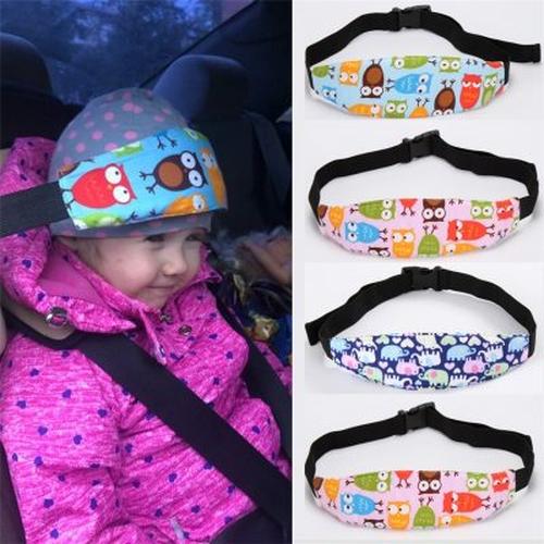 Child Car Safety Seat Head Fixing Belt - Secure &amp; Comfortable for Baby