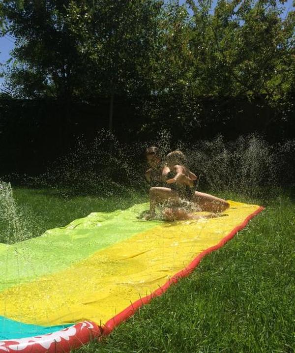 Children Double Surf Water Slip And Slide Outdoor photo review