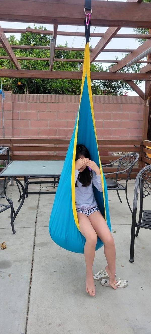 Children Pod Hammock Indoor Outdoor Hanging Chair photo review