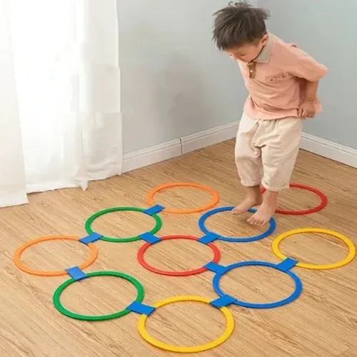 Children's Jumping Lattice Circle Ring Physical Fitness And Agility Training Equipment