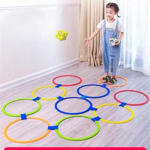 Children's Jumping Lattice Circle Ring Physical Fitness And Agility Training Equipment