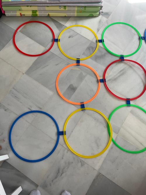 Children's Jumping Lattice Circle Ring Physical Fitness And Agility Training Equipment photo review