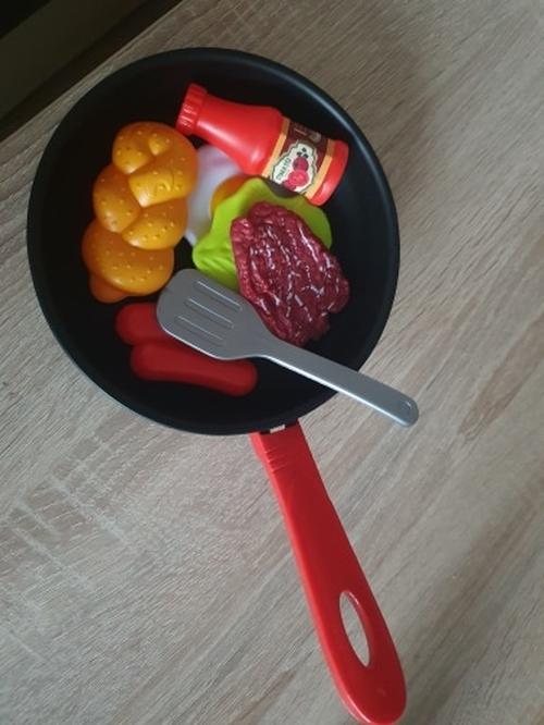 Children's Kitchen Toy Set with Steak Pan and Food for Girls & Boys photo review