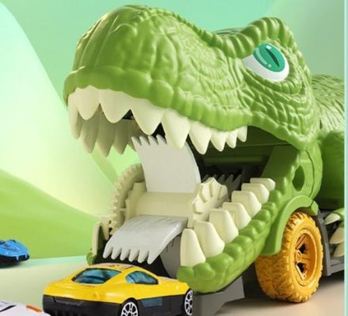 Children's Large Dinosaur Toy Swallowing Inertia Pull Back Car