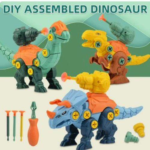 Children's Puzzle Assembling Dinosaur Detachable