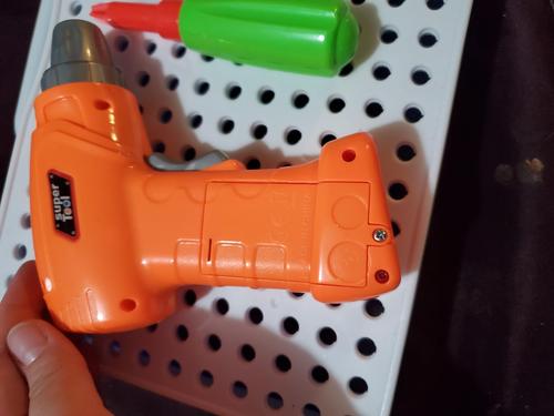 Children's Screwdriver Toy: Electric Drill Hands-On Assembly & Disassembly Toolbox photo review