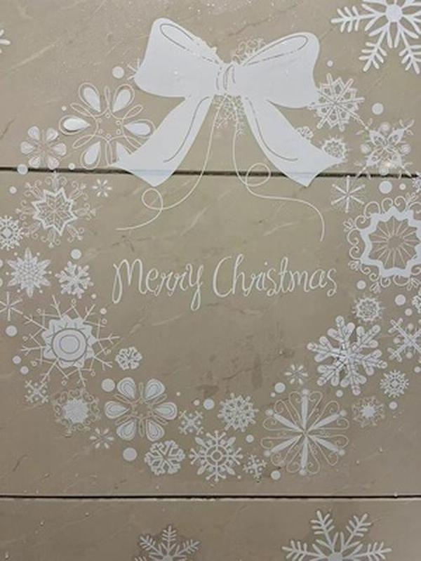 Christmas Window Stickers with Snowflakes for Home Decor photo review