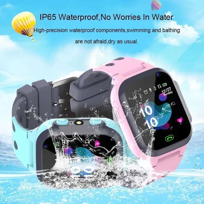 Kids Smartwatch with GPS, Phone Call, SOS, Waterproof Design