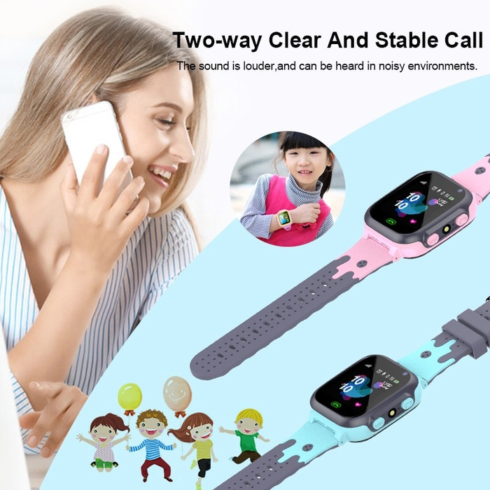 Kids Smartwatch with GPS, Phone Call, SOS, Waterproof Design