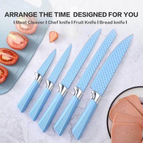 Colorful Household Knife Set, Suitable For Your Kitchen