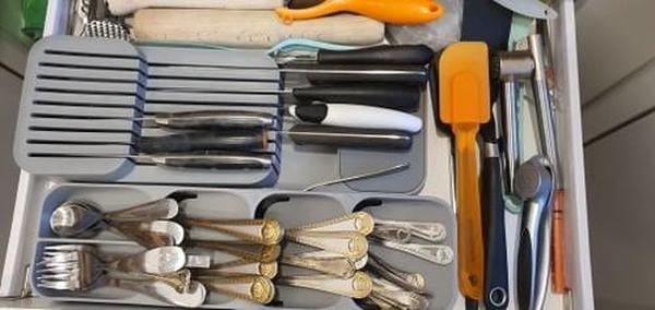 Compact Cutlery Organizer - Kitchen Drawer Organizer photo review