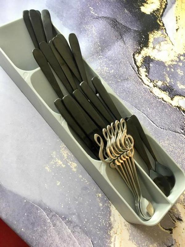 Compact Cutlery Organizer - Kitchen Drawer Organizer photo review