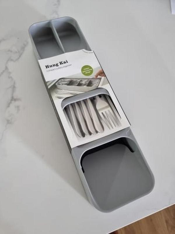 Compact Cutlery Organizer - Kitchen Drawer Organizer photo review