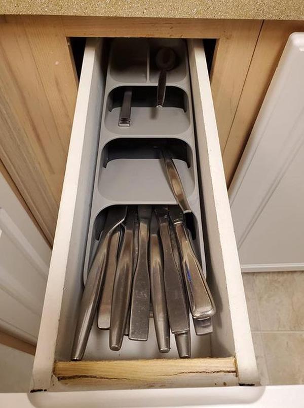 Compact Cutlery Organizer - Kitchen Drawer Organizer photo review