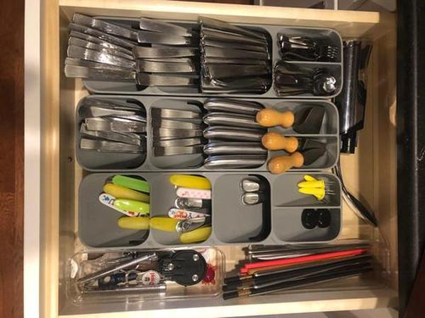 Compact Cutlery Organizer - Kitchen Drawer Organizer photo review