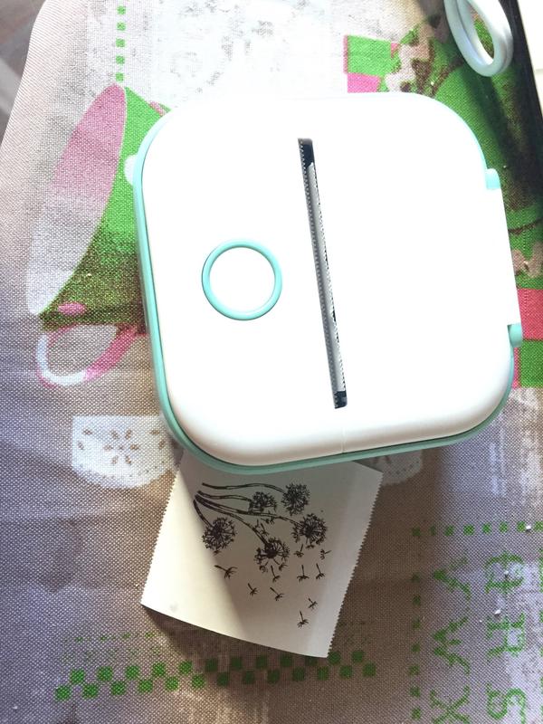 Convenient Bluetooth Compatible Pocket Printer photo review