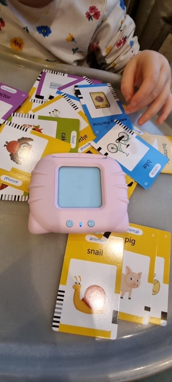 Convenient English Bilingual Card Reader for children photo review