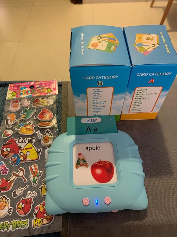 Convenient English Bilingual Card Reader for children photo review