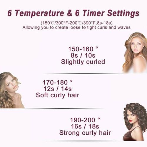 Cordless Ceramic Hair Curler, Multifunctional Automatic Wireless Curling Iron