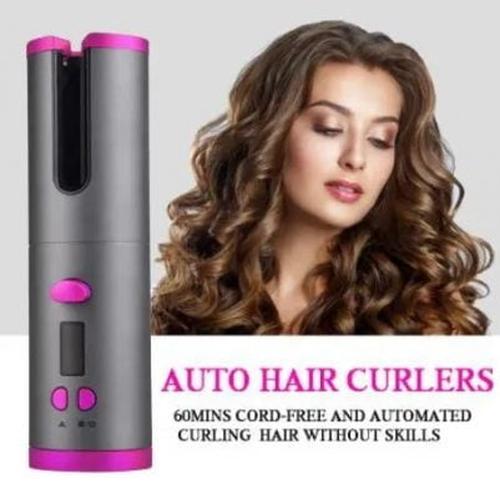 Cordless Ceramic Hair Curler, Multifunctional Automatic Wireless Curling Iron