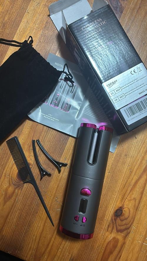 Cordless Ceramic Hair Curler, Multifunctional Automatic Wireless Curling Iron photo review