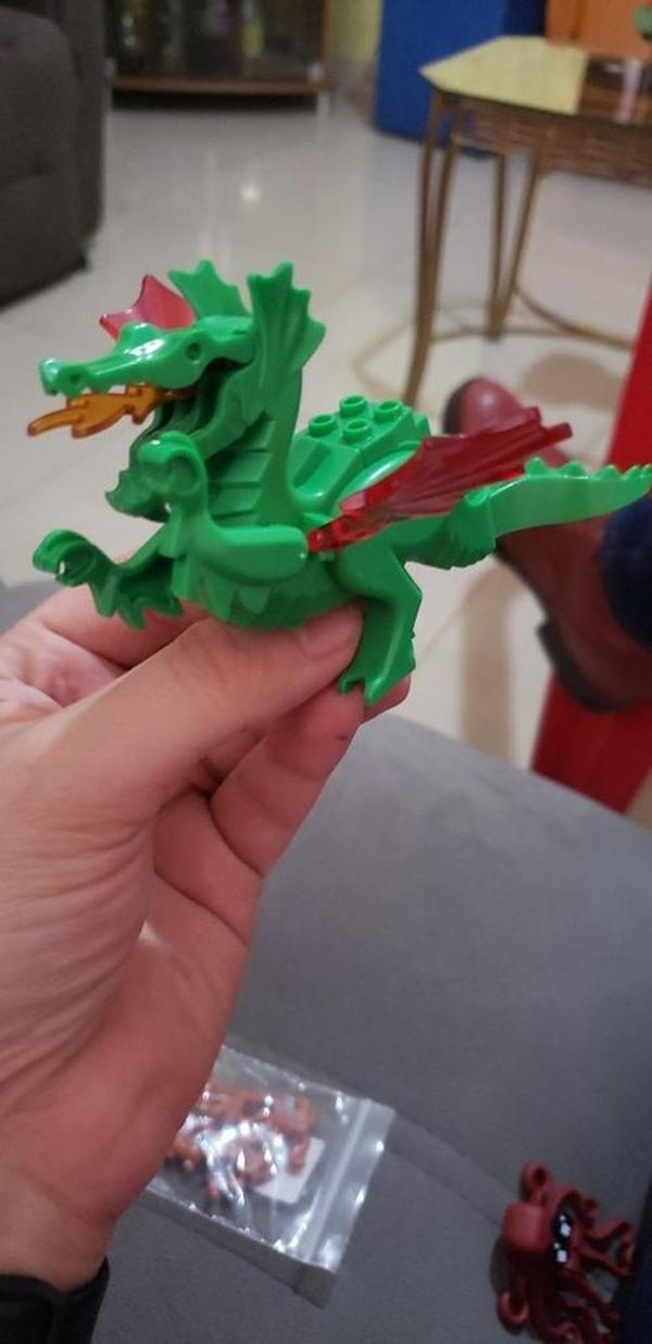 Creative Medieval Dragon  Figures Building Blocks Bricks Collection  Toys For Children photo review