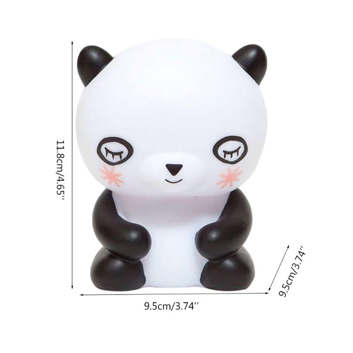Cute Panda and Bear LED Night Light for Kids Room