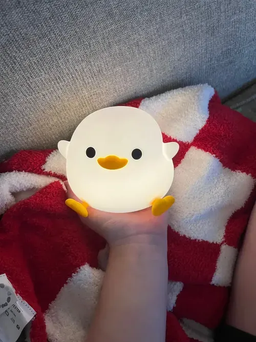 Cute Rechargeable Duck Night Light with Touch Sensor for Kids photo review