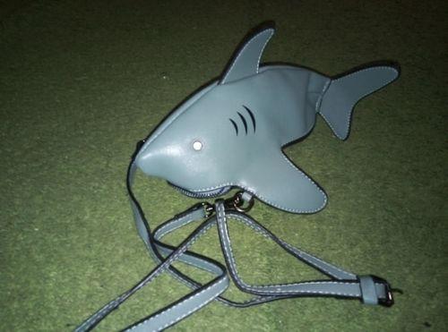 Cute Shark Crossbody Bag, Shark Shaped Handbag photo review