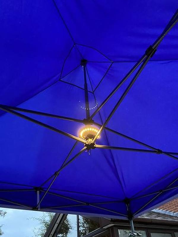 Deluxe LED Outdoor Patio Umbrella Lights photo review