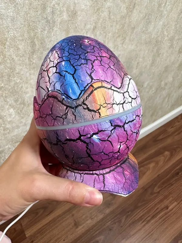 Dinosaur Egg Shell Galaxy Projector, Starry Night Night Light, Bluetooth Speakers, LED Nebula Lamp, Cute Kids Room Decor, Gift For Kids photo review