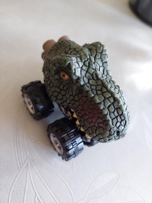 Dinosaur Pull Back Cars Toys Set for Kids - Mini Monster Truck Toy Gift photo review