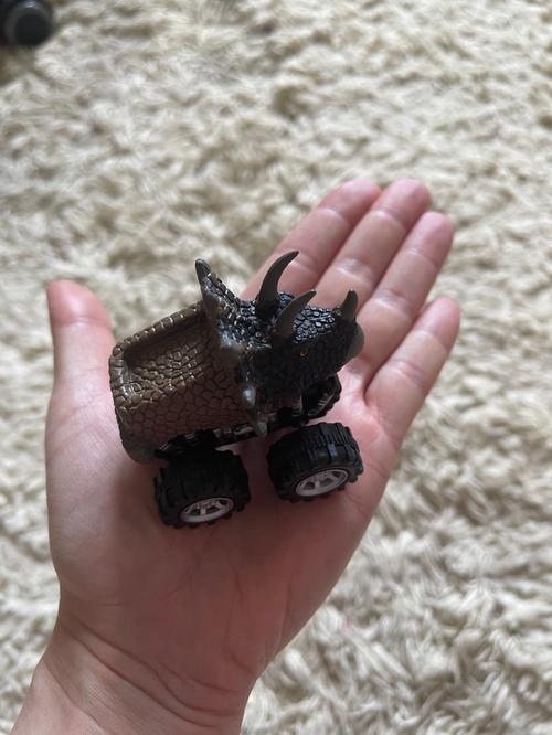 Dinosaur Pull Back Cars Toys Set for Kids - Mini Monster Truck Toy Gift photo review