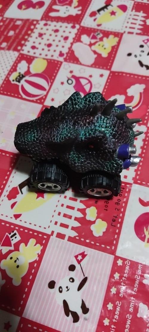 Dinosaur Pull Back Cars Toys Set for Kids - Mini Monster Truck Toy Gift photo review