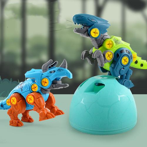 DIY Dinosaur Toy Set with Screws and Nuts for Kids - Educational and Fun