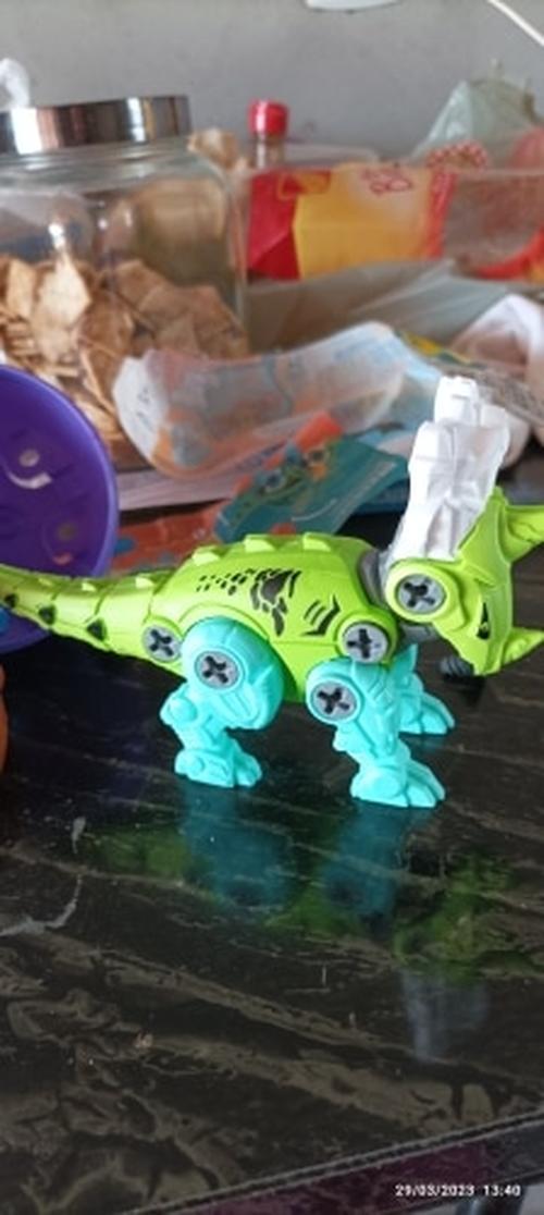 DIY Dinosaur Toy Set with Screws and Nuts for Kids - Educational and Fun photo review