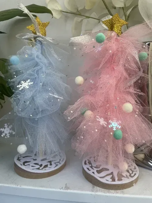 DIY Mesh Christmas Tree Kit for Kids, Merry Christmas Decorations, Home Decor photo review