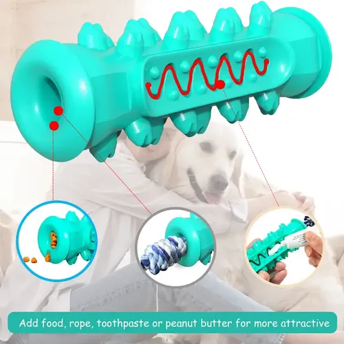 Dog Molar Toothbrush Toys for Chewing &amp; Cleaning Teeth - Safe Puppy Dental Care