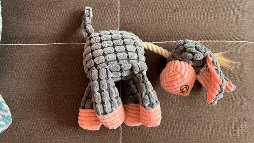 Dog Toy Donkey Shape Plush Chew Toys photo review