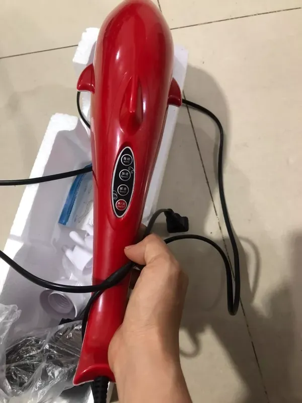 Handheld Electric Dolphin Massager for Back Neck and Lumbar photo review