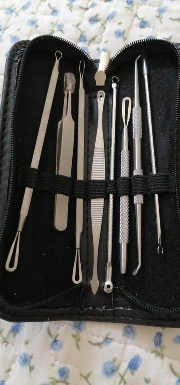 Dr Pimple Popper Tool - 8 Pcs Blackhead Extractor photo review